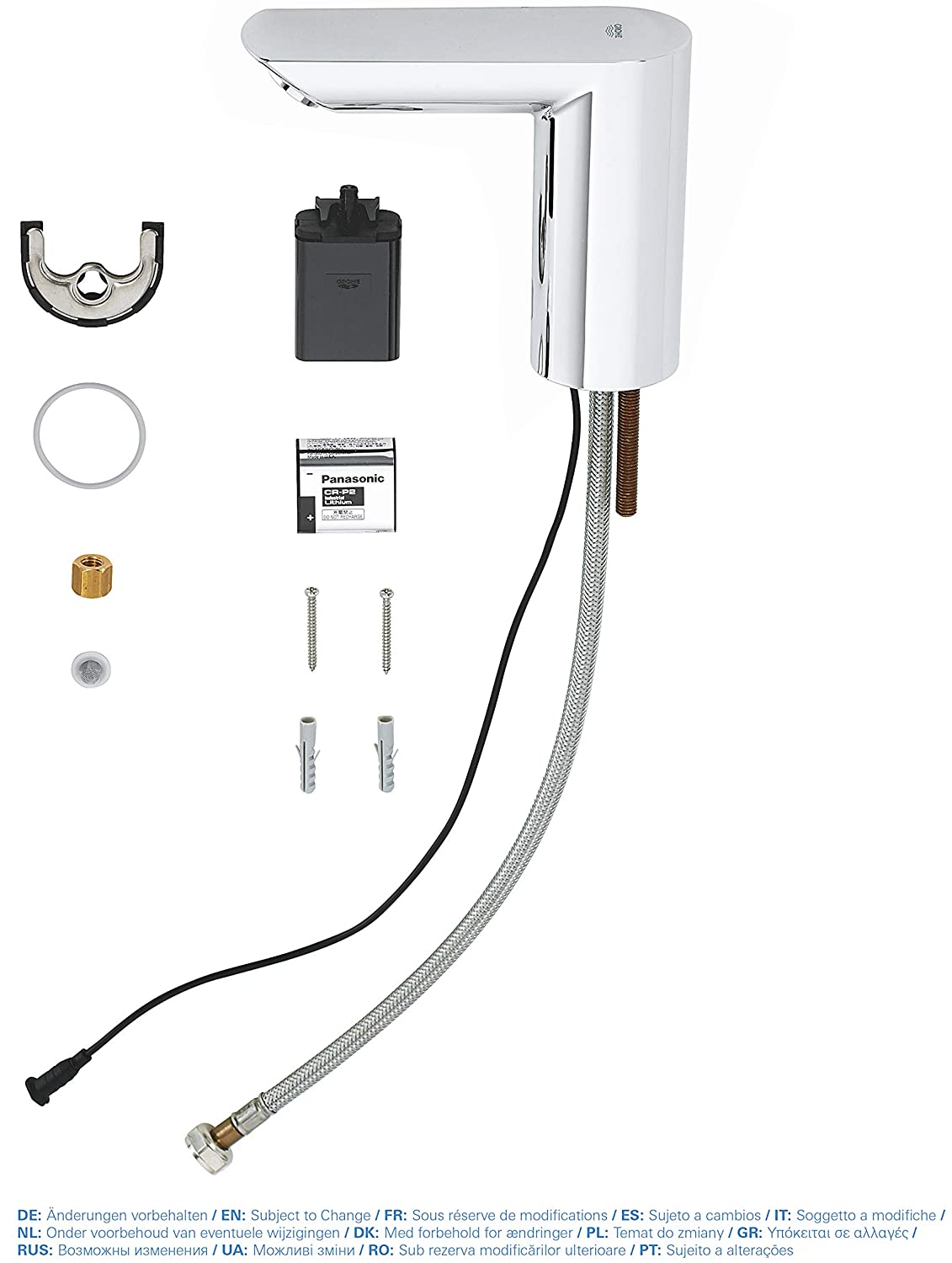 GROHE 36452000 BAU Cosmopolitan E Infrared Tap, Chrome