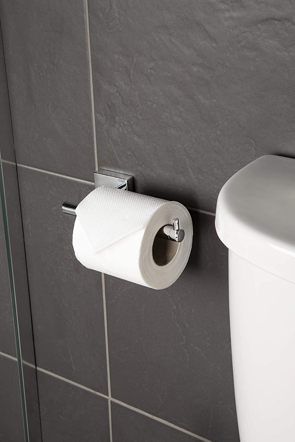 Croydex Flexi-Fix Chester Toilet Roll Holder