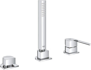 Grohe Plus 23845003 3-Hole Single-Lever Bath Combination Chrome, 23845003