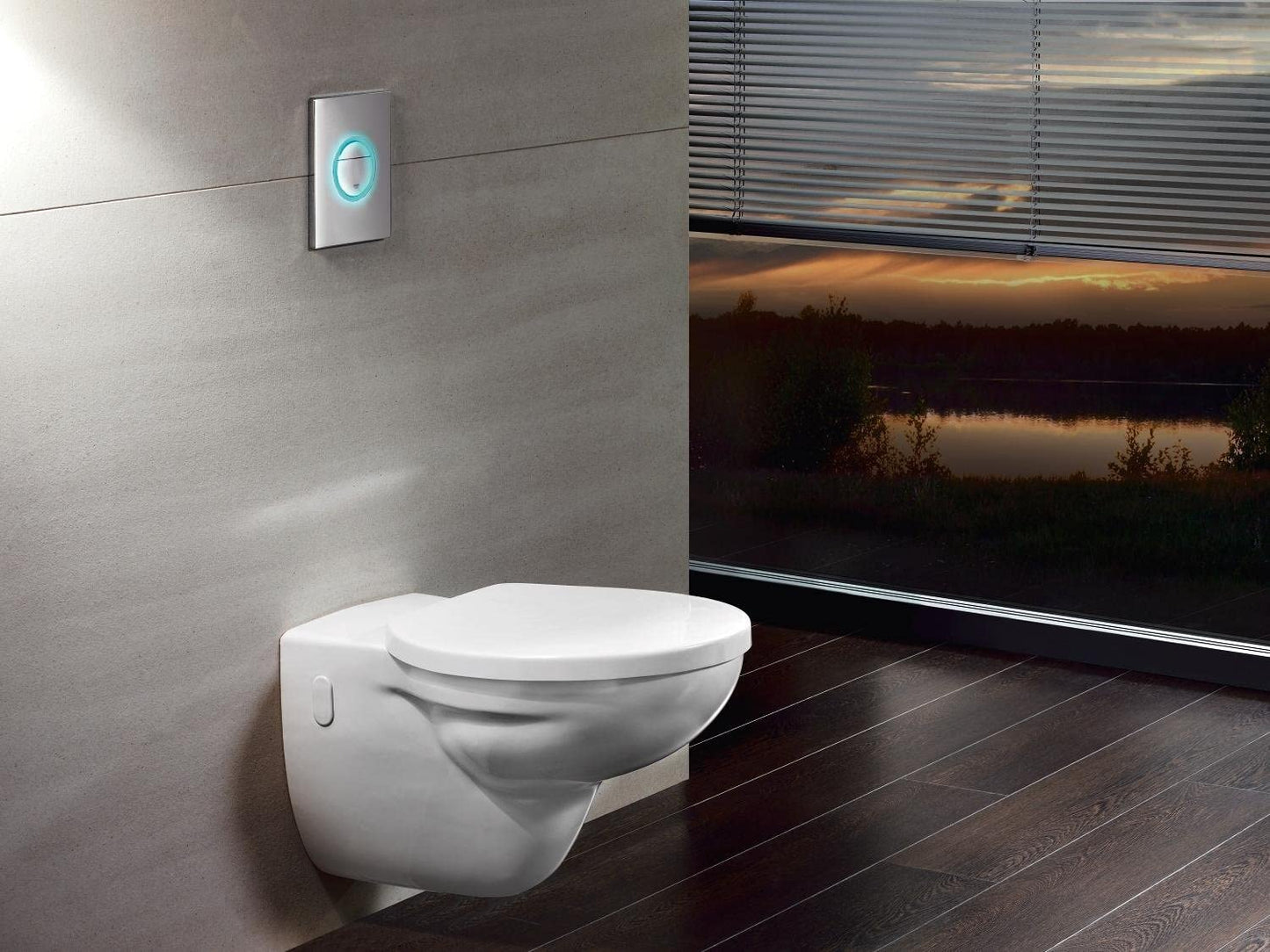GROHE 38809000 Nova Cosmopolitan Light WC Wall Plate