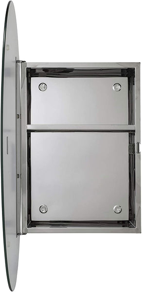 CroydEx Tay Stainless Steel Oval Cabinet