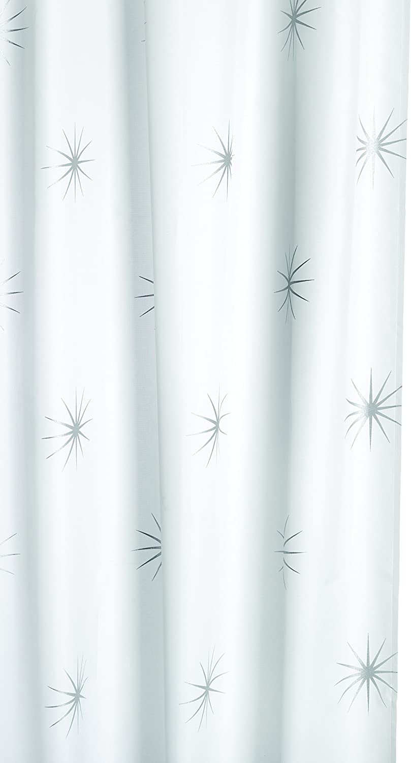 Croydex Stellar Water-Resistant Textile Shower Curtain