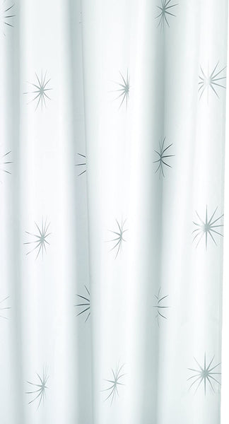 Croydex Stellar Water-Resistant Textile Shower Curtain