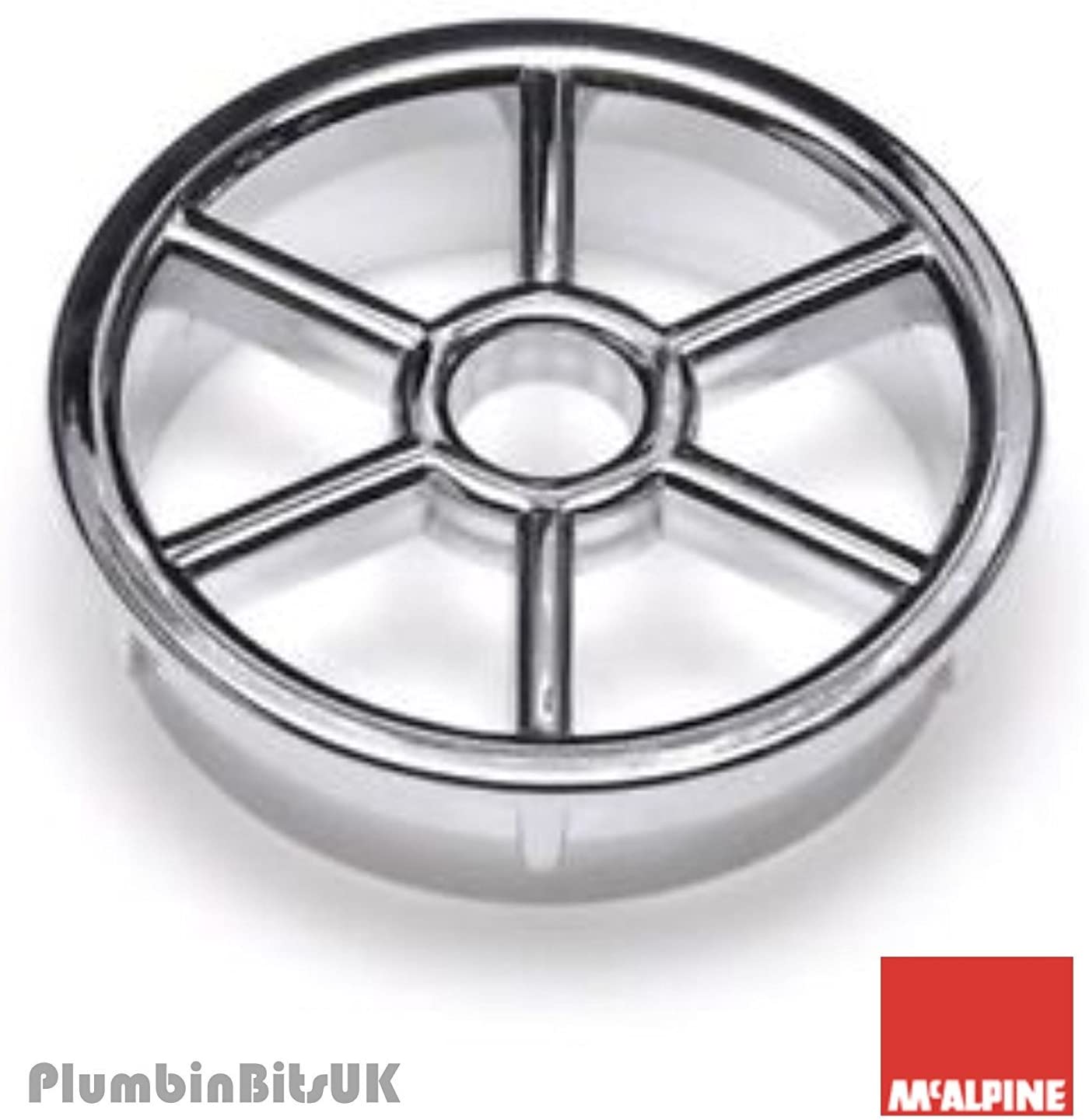 Mcalpine STWGR-CP Chrome Removable Shower Waste Grid Only to suit STW3 & STW4 Traps