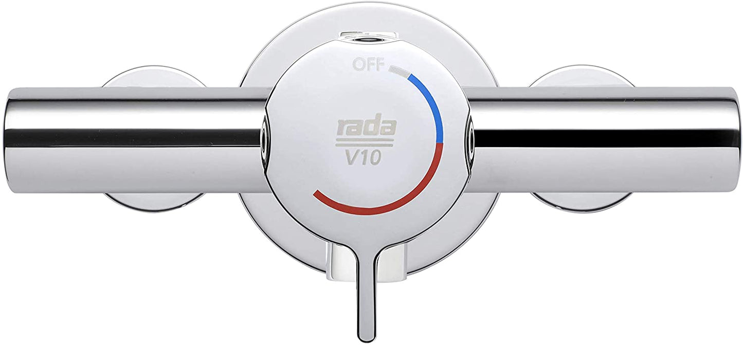 Rada 1.1651.179 V10 Exposed Shower Valve ADJ Elbows Mixer, Chrome