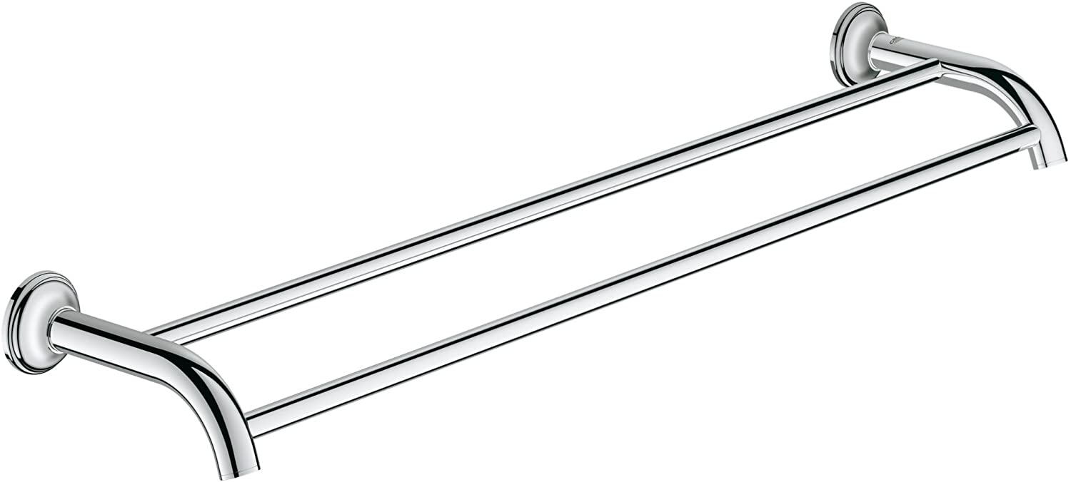 Grohe Essentials Authentic Double Bath Towel Holder (Pack of 1) 40654EN1