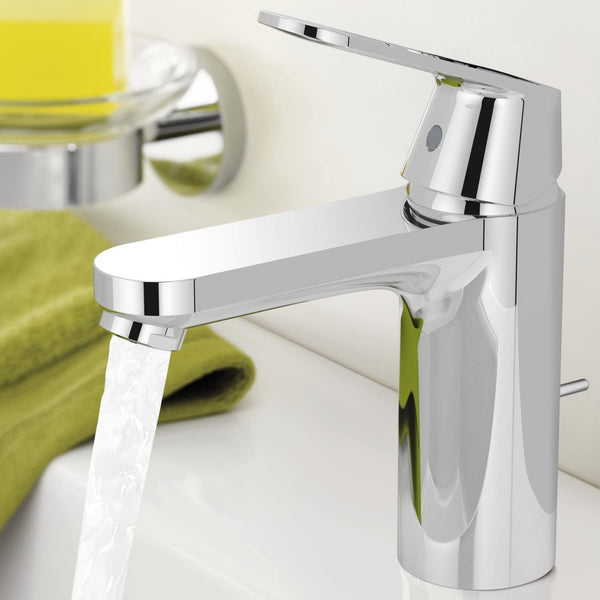 GROHE 2337700E Eurosmart Cosmopolitan Bathroom Tap (Pop-Up Waste, Standard Spout and Silkmove ES)
