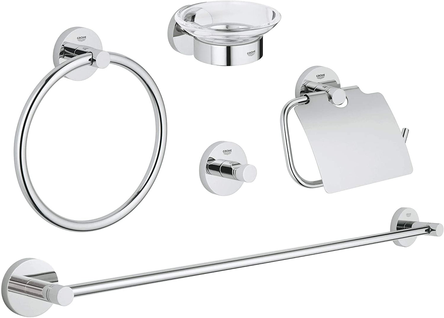 Grohe 40344001 Essentials Accessory Set (German Import)