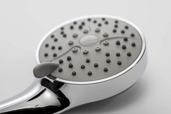 Croydex Essentials Three Function Shower Handset with Rub Clean Nozzles