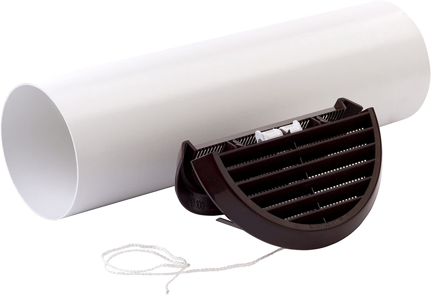 Xpelair SSWKBR Simply Silent Round Contour Wall Kit - Brown_Parent