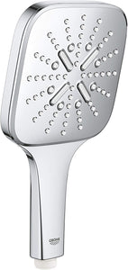 Grohe Rainshower 130 SmartActive Cube 26582000 Shower Head 3 Jet Types Chrome