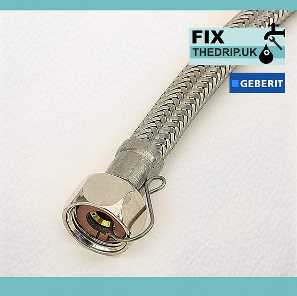 Geberit 261.358.00.1 Stainless steel connection hose 3/8 inch Duofix