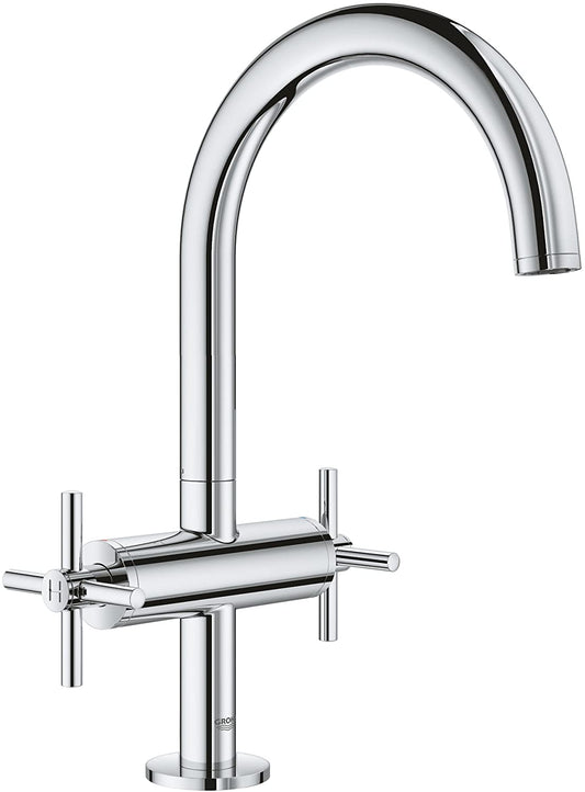 Grohe Atrio 21019003åÊ| Chrome | Bath Tap Wash Basin Mixer DN 15åÊL Size