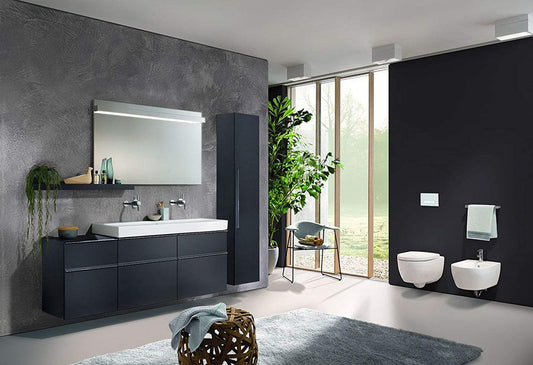 Geberit iCon/4U washdown WC 6l, wall-hung, white, colour: White, with KeraTect - 204000600