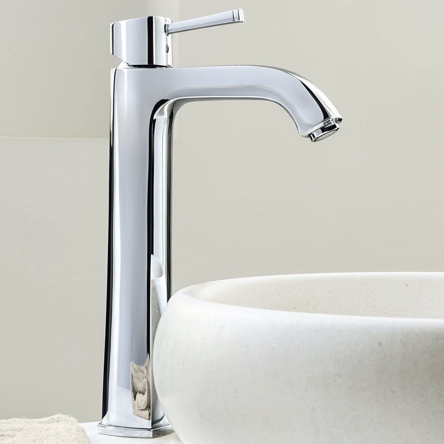 GROHE 23313000 Grandera Basin Tap for Free-Standing Basins (Smooth Body and Extra High Spout)