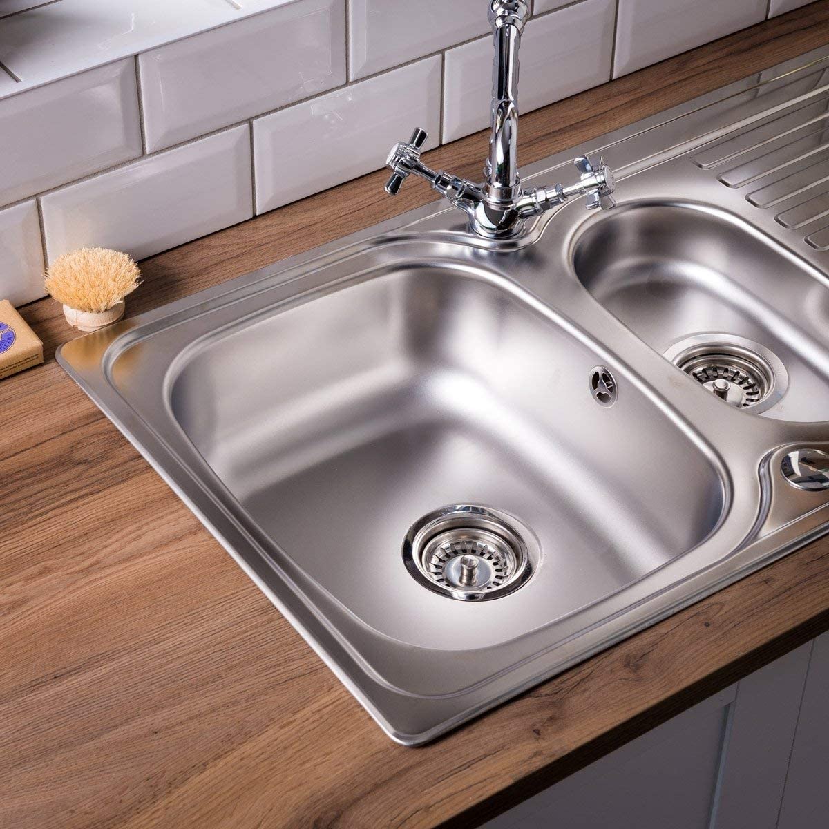 Leisure LR9502í«ÌÎ_Top-Mount Kitchen Sink Rectangular Stainless Steel Sinkí«Ì_Ì_ÌÎ̝ÌÎ̥í«ÌÎ_Kitchen Sinks (Top-Mount Kitchen Sink, Rectangular, Stainless Steel, Stainless Steel, 1.5í«ÌÎ_Bowls, Rectangular)