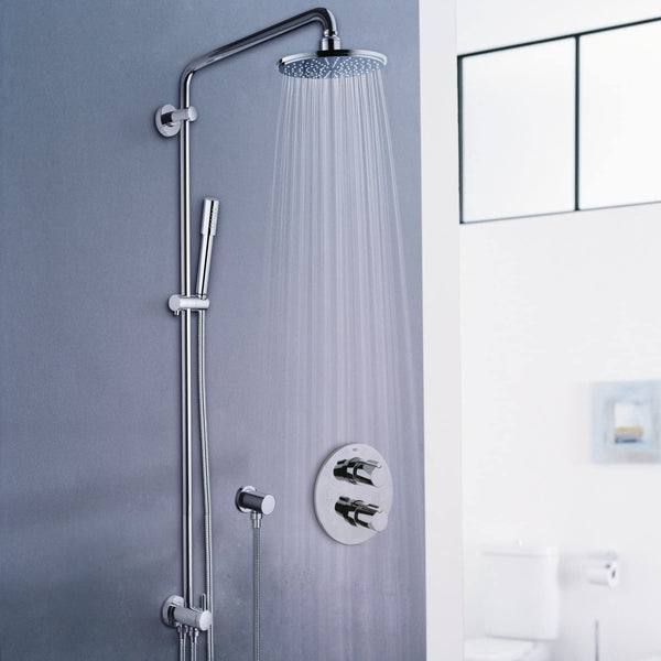 GROHE Rainshower 210 Shower System with Thermostat and Bath Spout