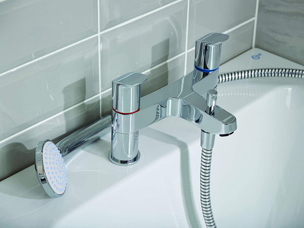Ideal Standard B1823AA Ceraflex 2 tap Hole Bath Shower Mixer, Chrome