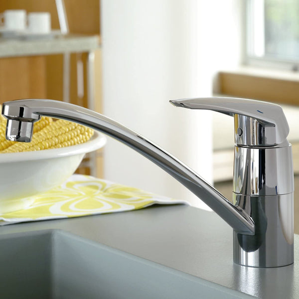 GROHE Eurodisc Kitchen Tap, 140 Degree Swivel Range