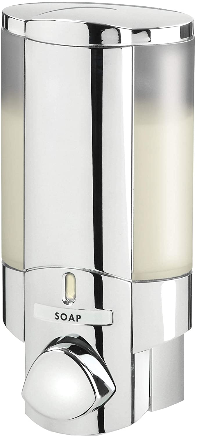 Aviva 76140-1 Single Bottle Shower Dispenser, Chrome