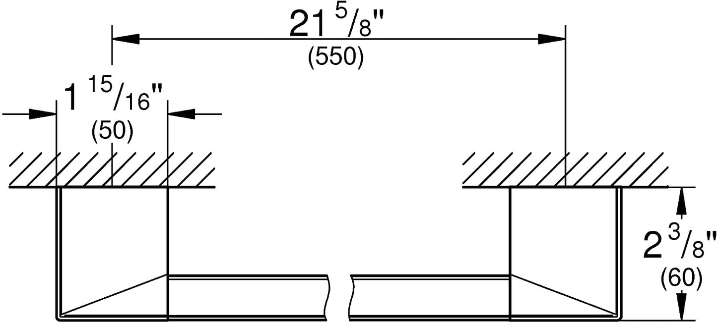 Grohe Selection Cube Bath Handle, 40807000