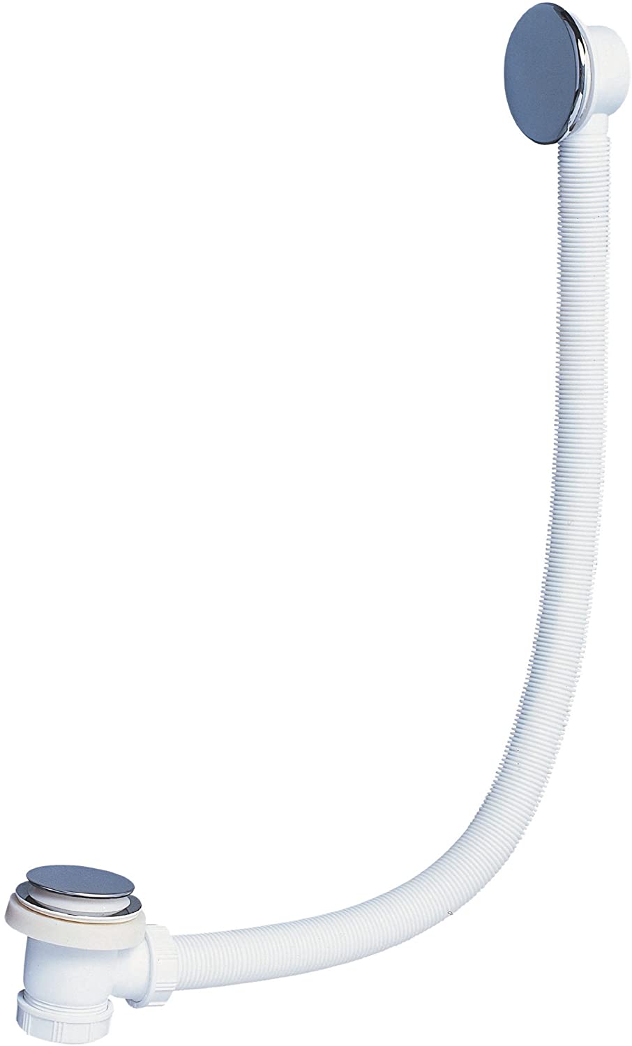 Wirquin Quick-Clac SP760099 Bath Drain with Overflow 70 cm Chrome