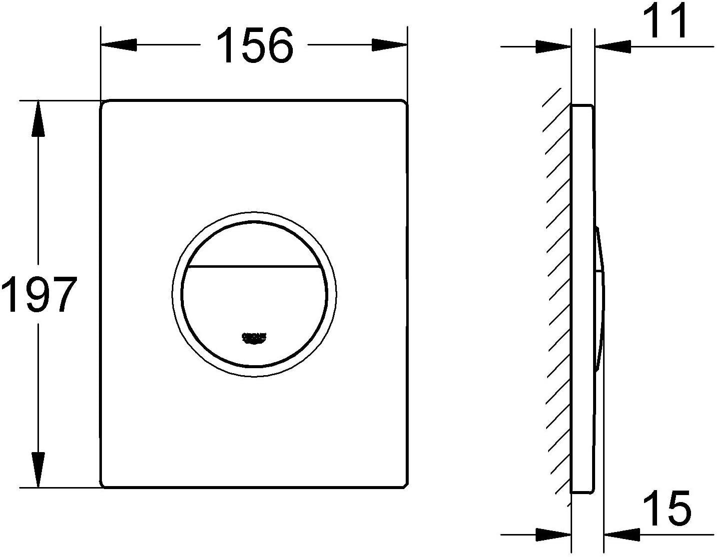 Grohe Nova Cosmopolitan Cover Plate 38765000