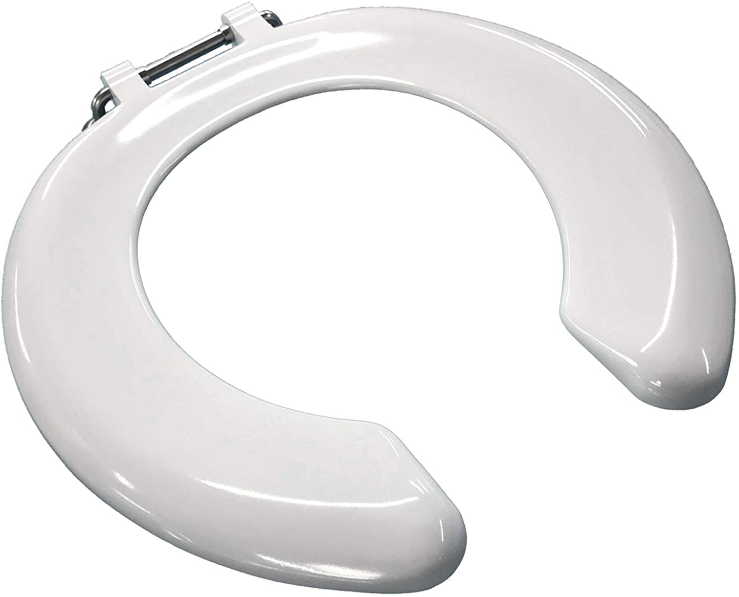 Celmac Crescent Adult A Toilet Seat with Stainless Steel Hinges