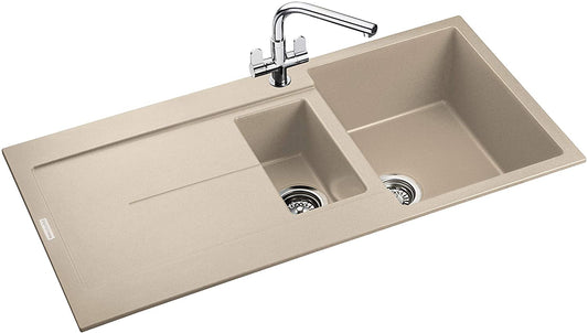 Rangemaster SCO1052SN/ Scoria IGNEOUS 1000500 1.5 Bowl Stone Kitchen Sink