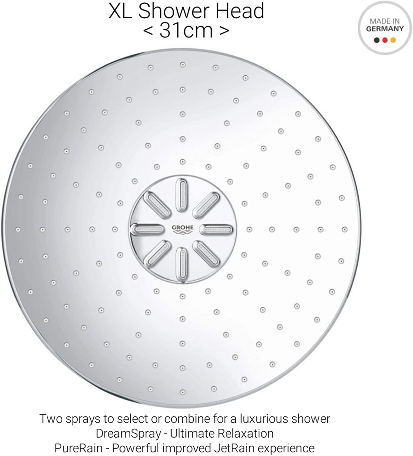 Grohe rainshower Shower Head System, Smartactive Shower Head