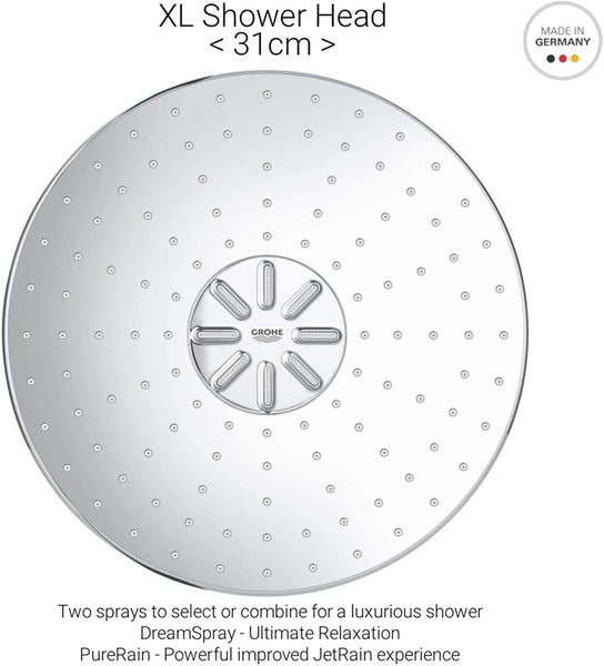 Grohe rainshower Shower Head System, Smartactive Shower Head