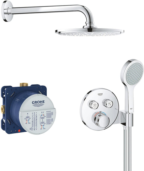 Grohe Grohtherm SmartControl thermostat with shut-off valve