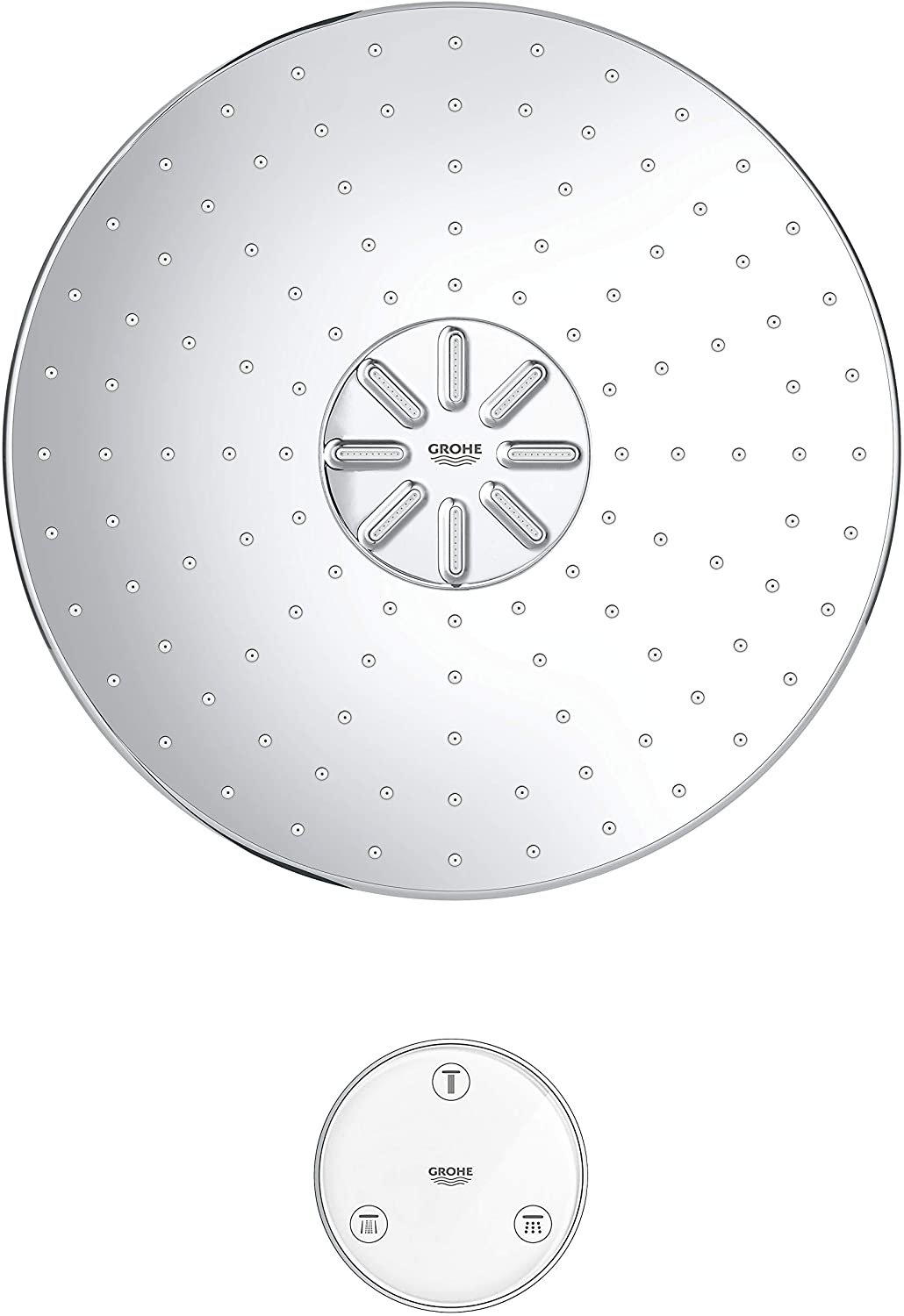 GROHE Rainshower SmartConnect 310 2 Jet Types with Bluetooth Connectivity, Chrome