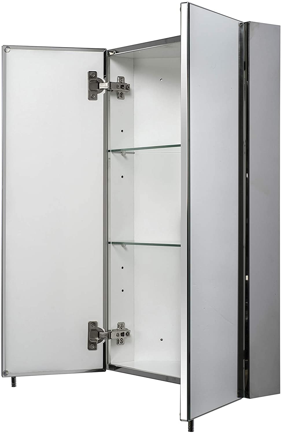 CroydEx Avisio Double Door Stainless Corner Cabinet