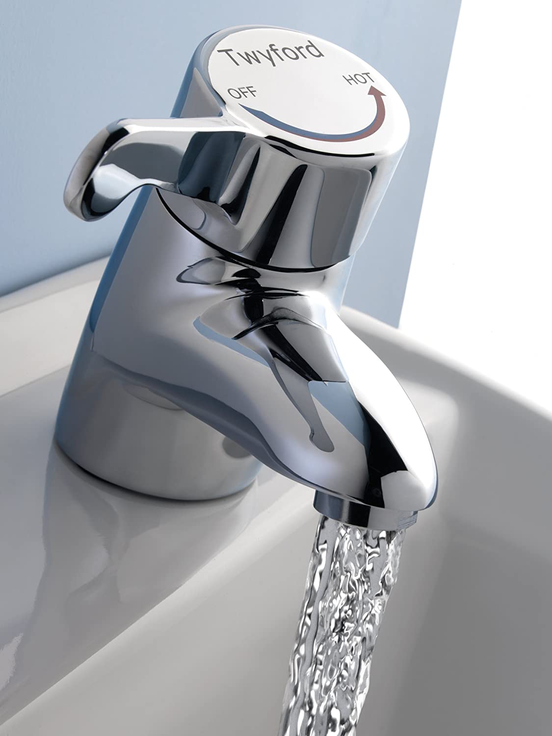 Twyford SF1053CP Chrome Sola Thermostatic Monobloc TMV3 with Copper