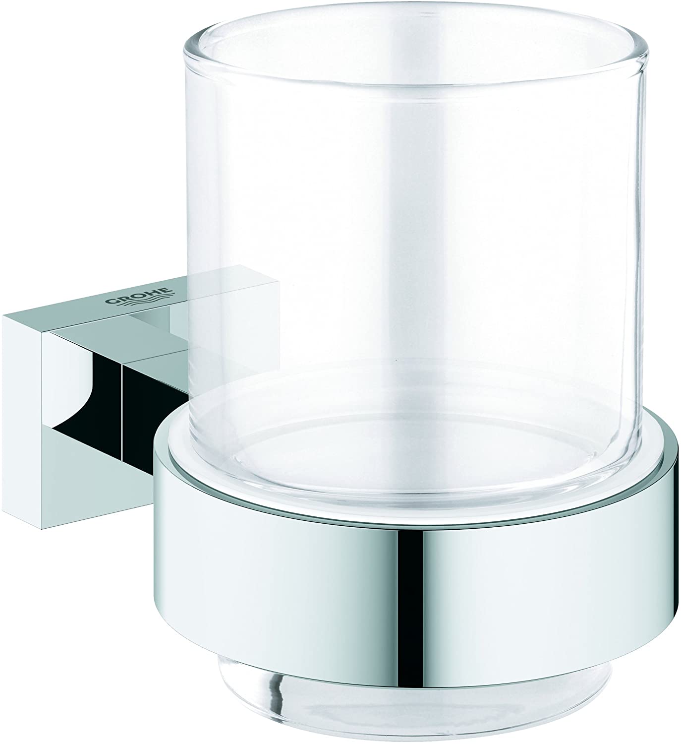 GROHE 40447001 Essentials Glass Frame with Silver