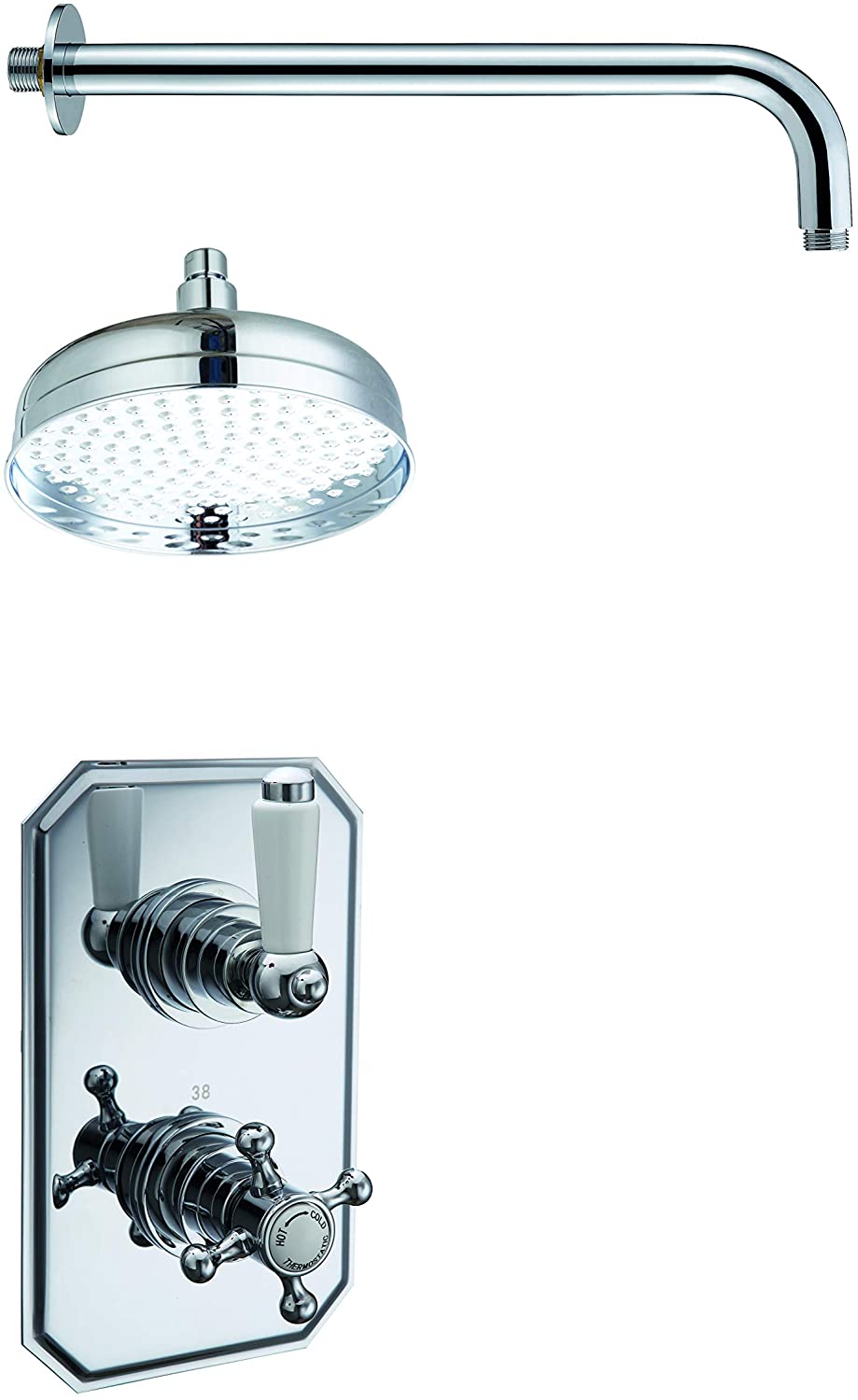 Trisen Everi TSS105 Chrome Traditional Thermostatic Shower Kit