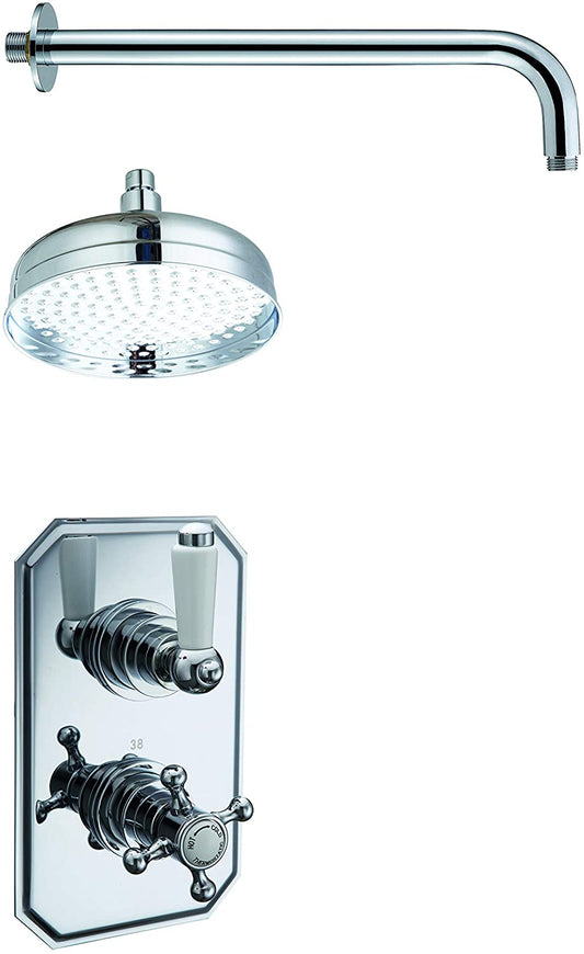Trisen Everi TSS105 Chrome Traditional Thermostatic Shower Kit