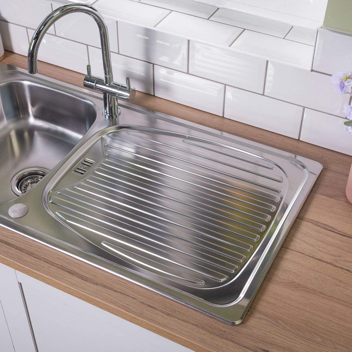Leisure EL9501í«ÌÎ_Top-Mount Kitchen Sink Rectangular Stainless Steel Sinkí«Ì_Ì_ÌÎ̝ÌÎ̥í«ÌÎ_Kitchen Sinks (Top-Mount Kitchen Sink, Rectangular, Stainless Steel, Stainless Steel, 1í«ÌÎ_Bowls, Rectangular)