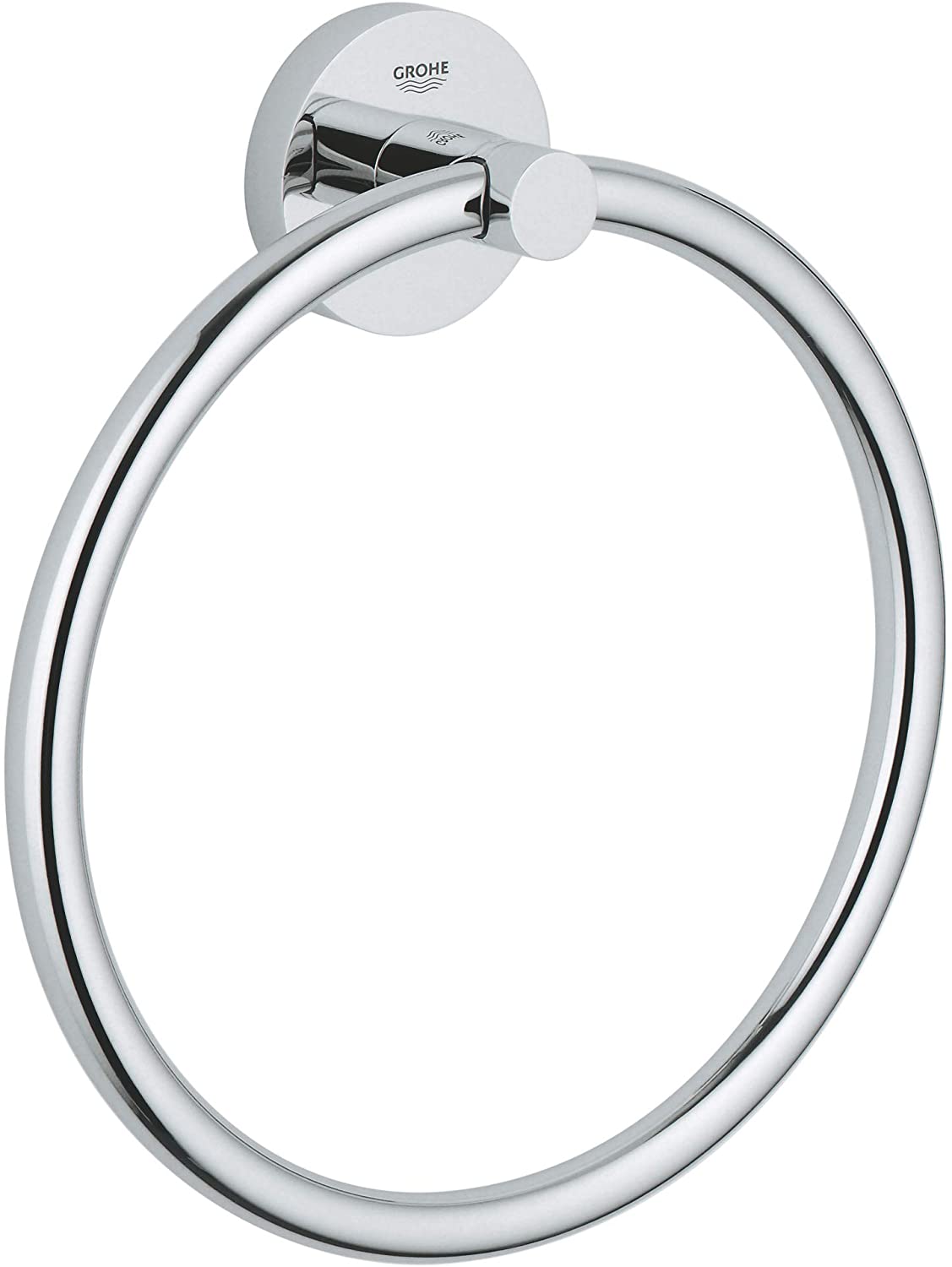 GROHE Essentials Towel Ring Silver