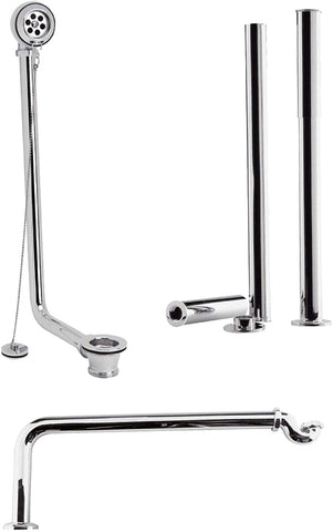 Old London EA368 Chrome Roll Top Bath Pack
