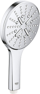 Grohe Rainshower 130 SmartActive 26574000 Shower Head 3 Jet Types Chrome