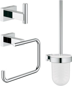 GROHE Essentials Set of Accessories-Silver