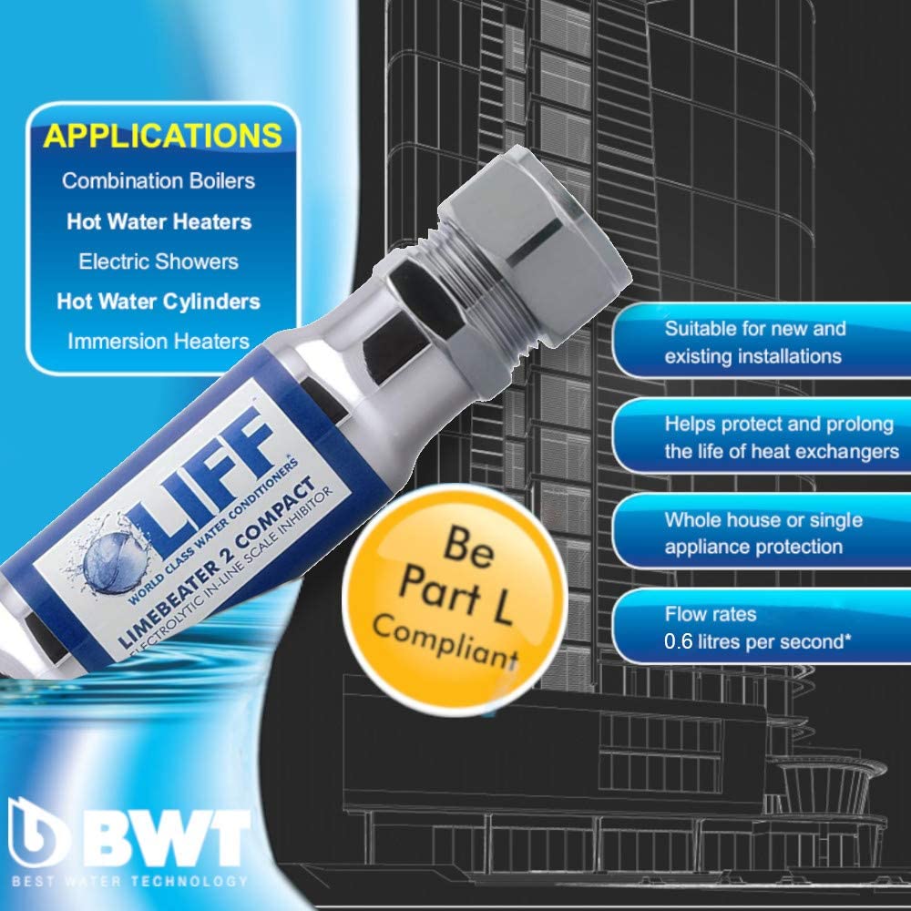 Liff Limebeater LBC2-22V2 Details This L Lime Beater Compression Electrolytic Scale Inhibitor, Chrome Finish