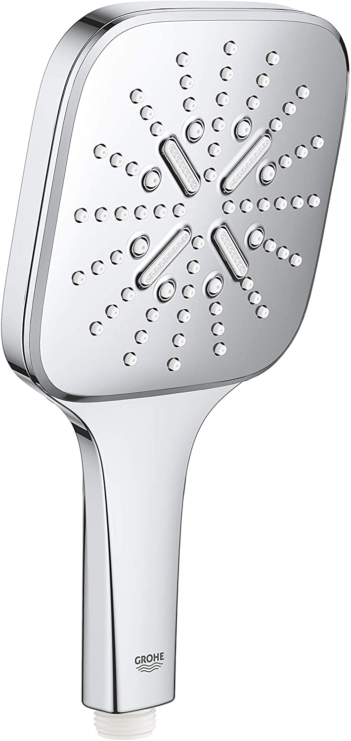 Grohe Rainshower 130 SmartActive Cube 26550000 Shower Head 3 Jet Types Chrome