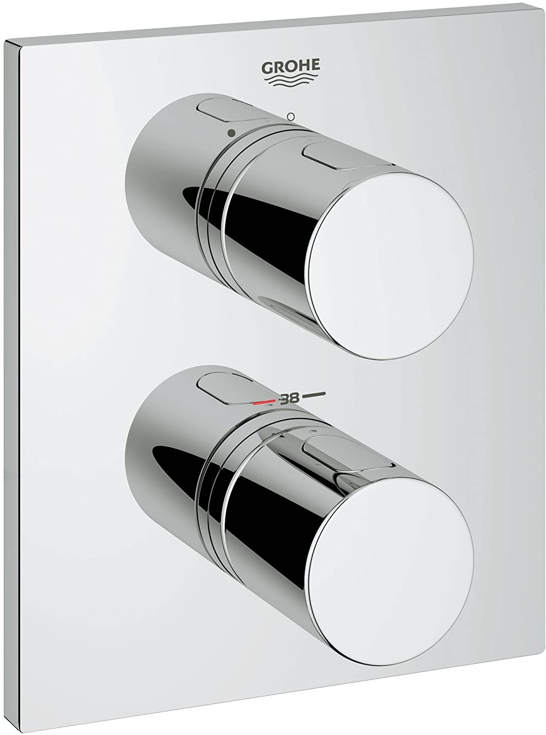 GROHE 19568000 | Grohtherm Cube & Rainshower Shower Set - chrome