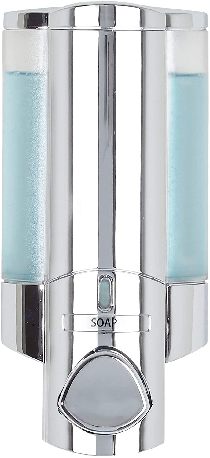 Aviva 76140-1 Single Bottle Shower Dispenser, Chrome