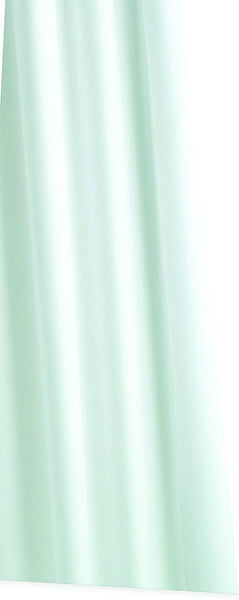 Croydex Professional Plain White Textile Shower Curtain