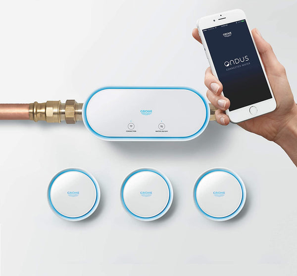 GROHE 22517LN0 | Sense Guard Smart Water Security Kit Leak Detector, 230 V