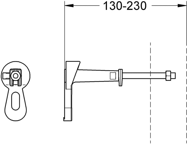 Grohe, rapid SL installation system for wall-mounted toilets, 1.00&nbsp;m, 38525001